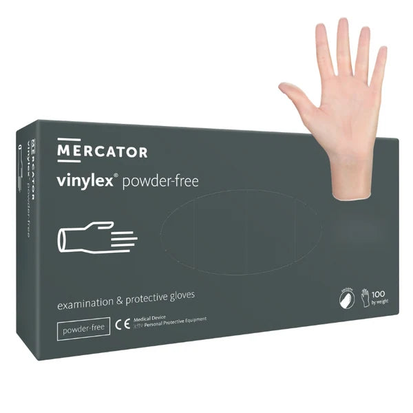 Mănuși vinil Vinylex 100buc | S-XL