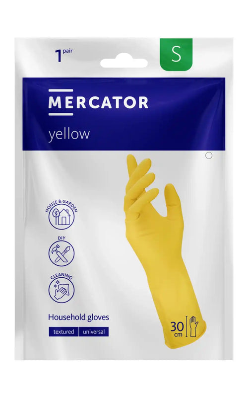 Mănuși latex menaj Mercator Yellow | S-XL